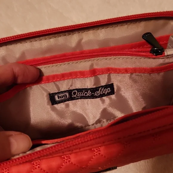 Lug Quilted Orange Wristlet/wallet - Picture 5 of 14